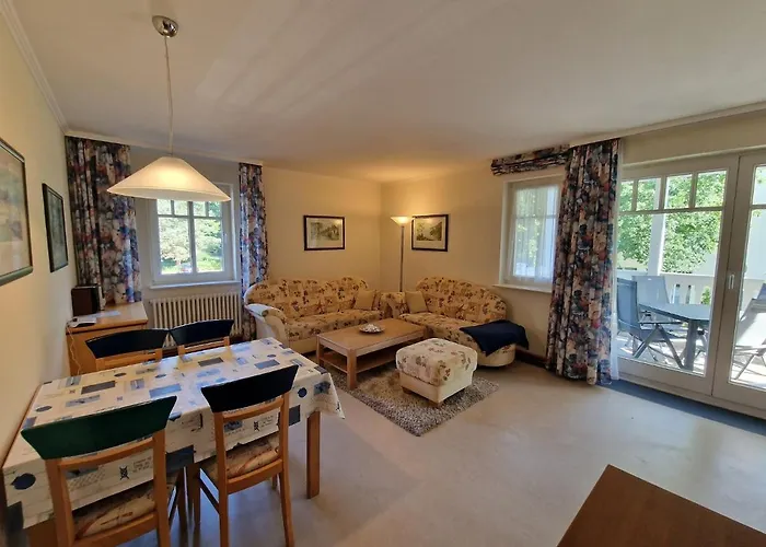 Dünenpark - Komfort Mit 1 Schlafzimmer Und Balkon Im Obergeschoss 145 Binz