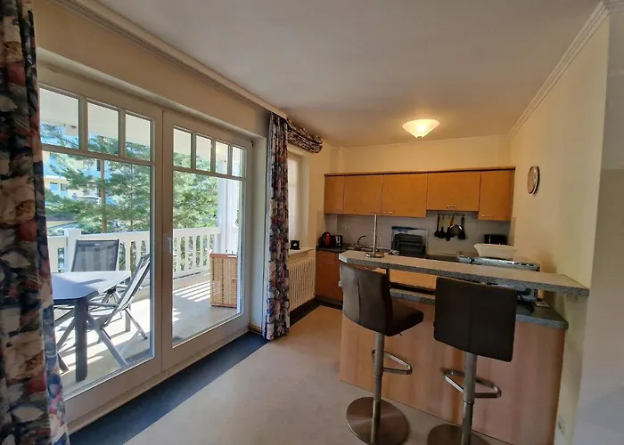 Dünenpark - Komfort Mit 1 Schlafzimmer Und Balkon Im Obergeschoss 145 * Binz